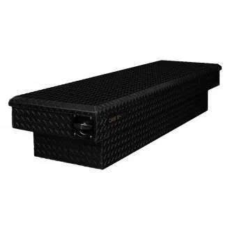 KS71_MB – CAMLOCKER Tool Box, Crossover Single Lid Diamond Tread Matte Black Aluminum 71 Inch Overall Length x 20 Inc...